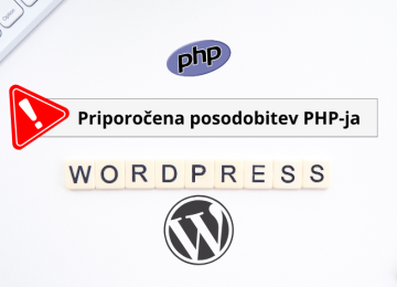 WordPress zahteva posodobitev PHP? Brez skrbi – gostovanje ni težava