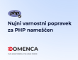 Nujni varnostni popravek za PHP nameščen