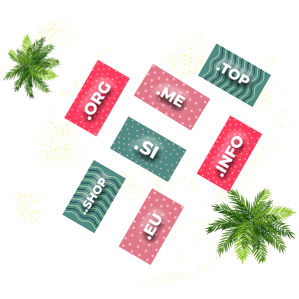 Registracija domen različnih držav ali generične domene